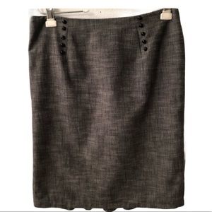 AGB Pencil Skirt Gray Size 8